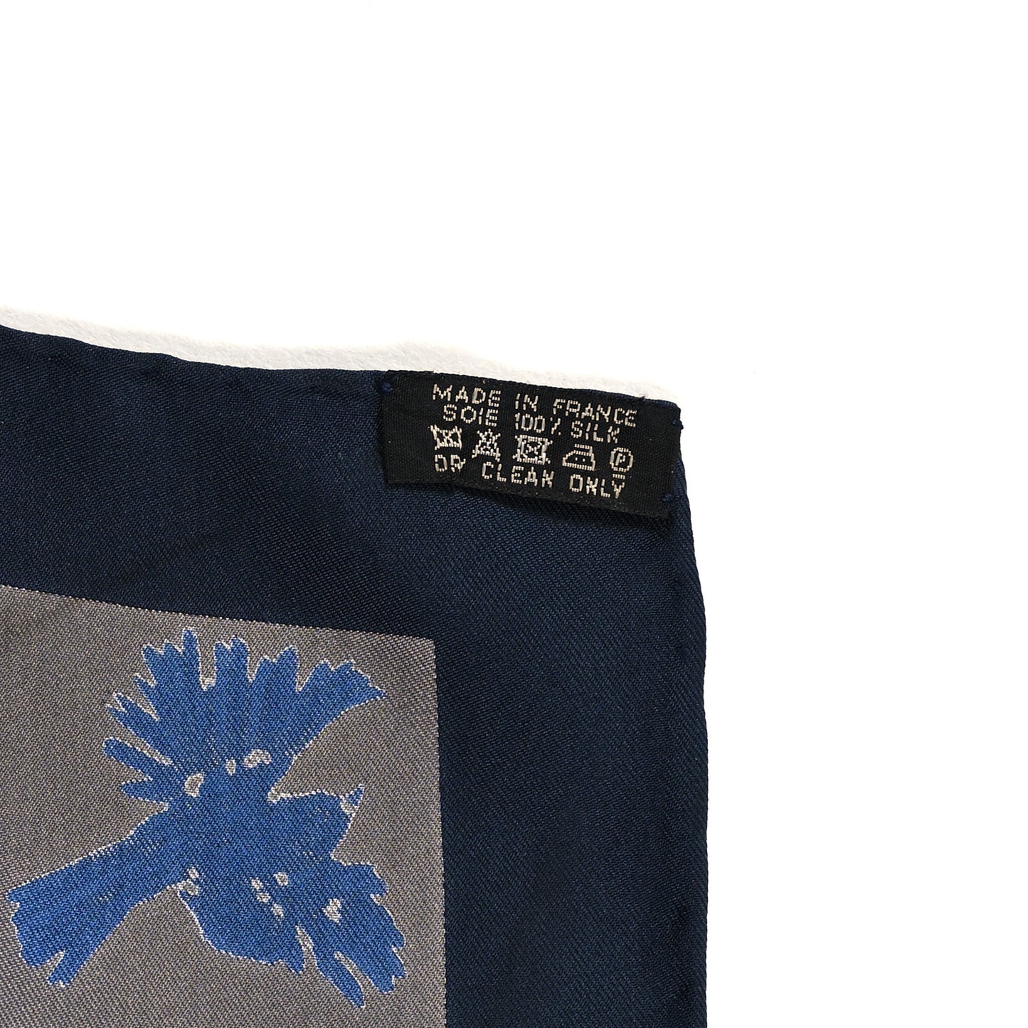 Silk Les Legendes de l'Arbre Scarf 90 Petrole Gris Acier