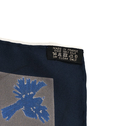 Hermes Silk Les Legendes de l'Arbre Scarf 90 Petrole Gris Acier 3 of 3