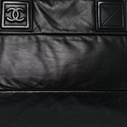 Chanel Lambskin Quilted Extra Large Coco Cocoon Reversible Tote Black 7 of 14