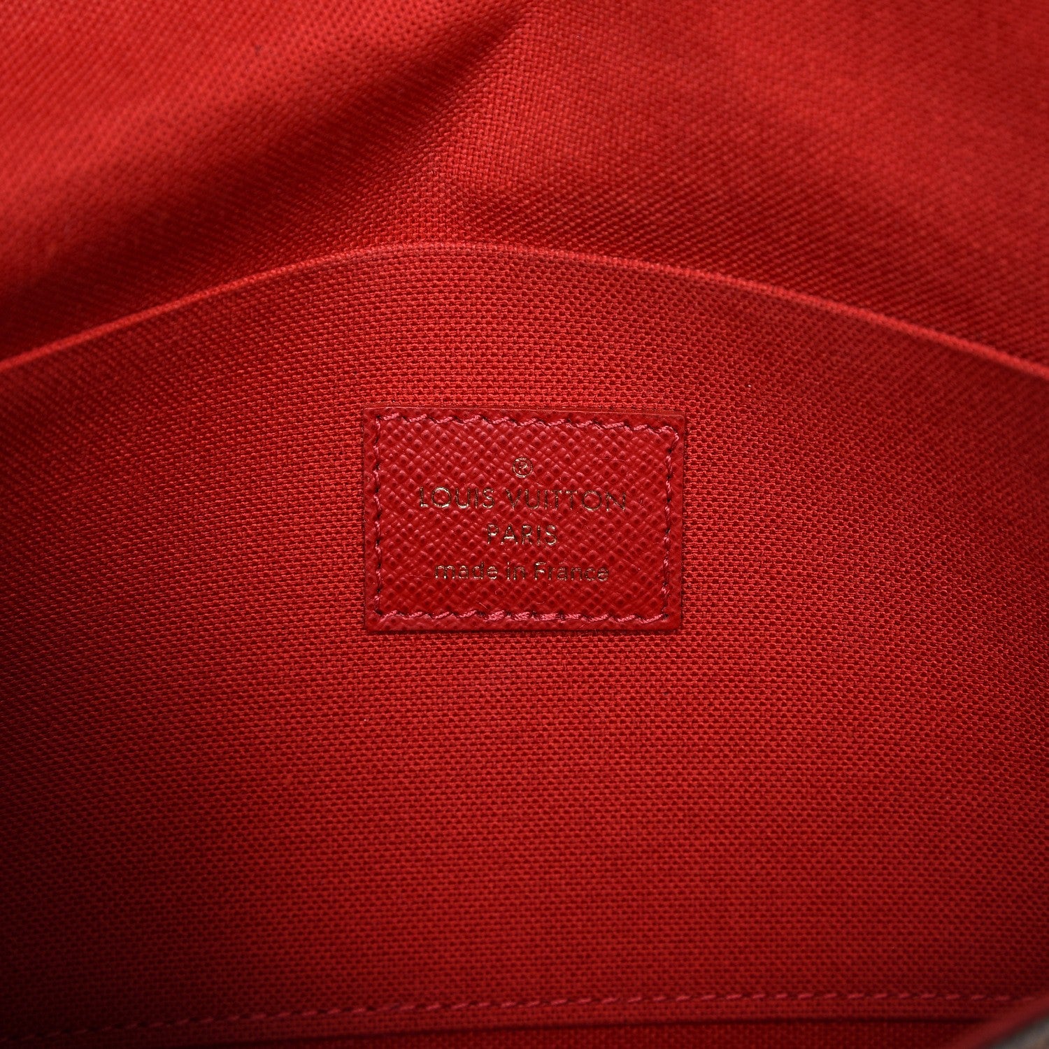 Louis Vuitton Damier Ebene Pochette Felicie Chain Wallet 6 of 9