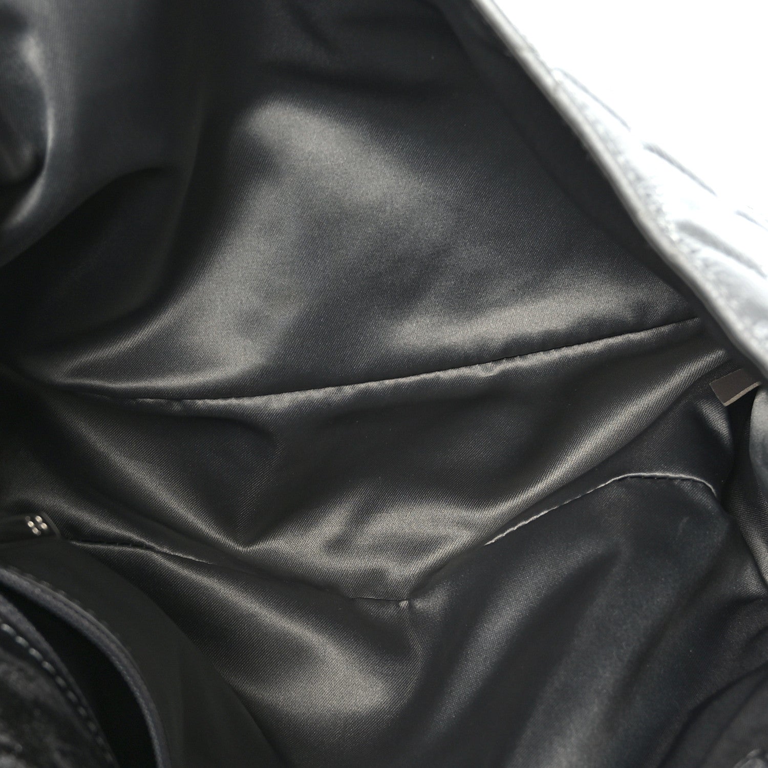 Chanel Vinyl Quilted Jumbo Melrose Degrade Flap Black 5 of 10
