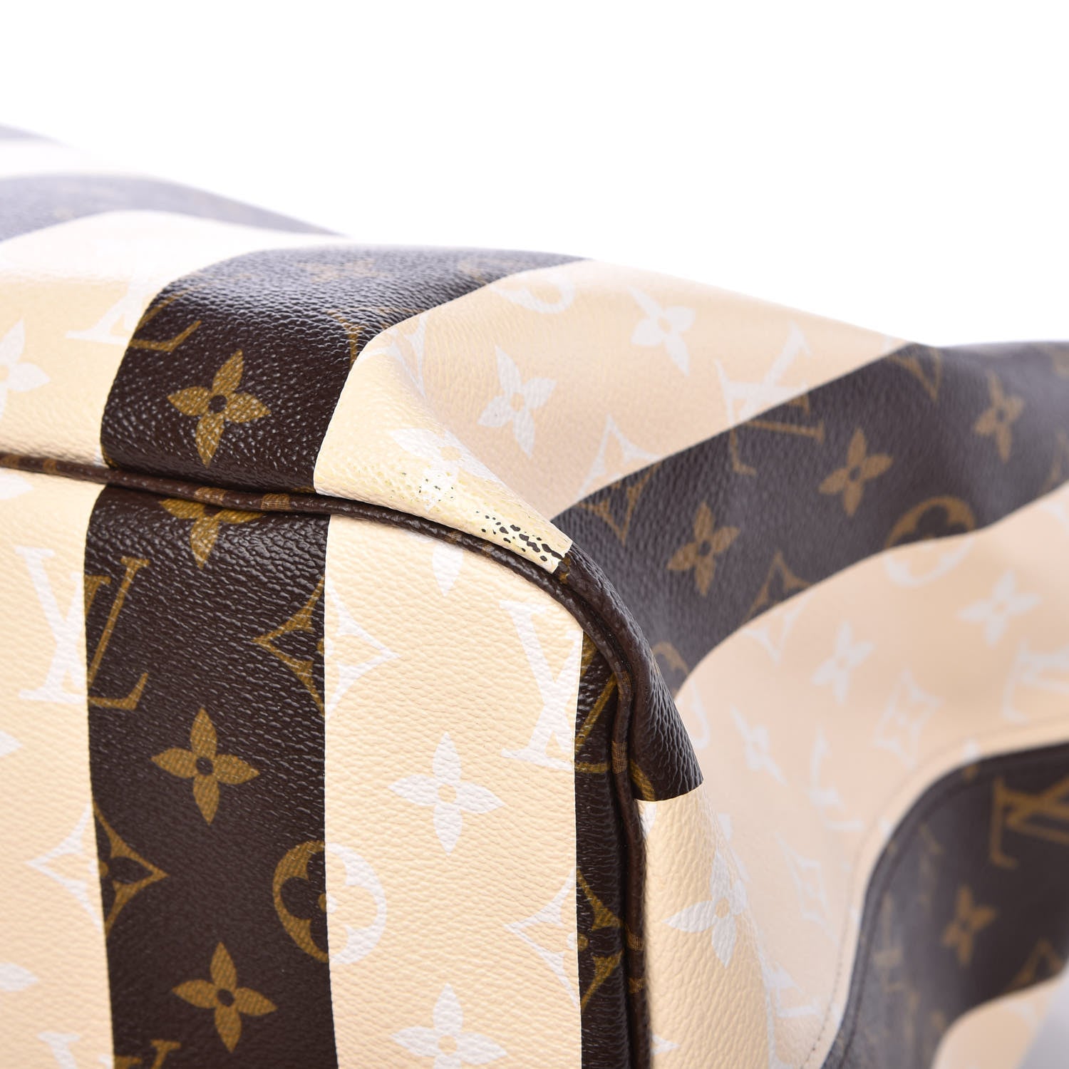 Louis Vuitton Monogram Rayures Neverfull XL 9 of 12