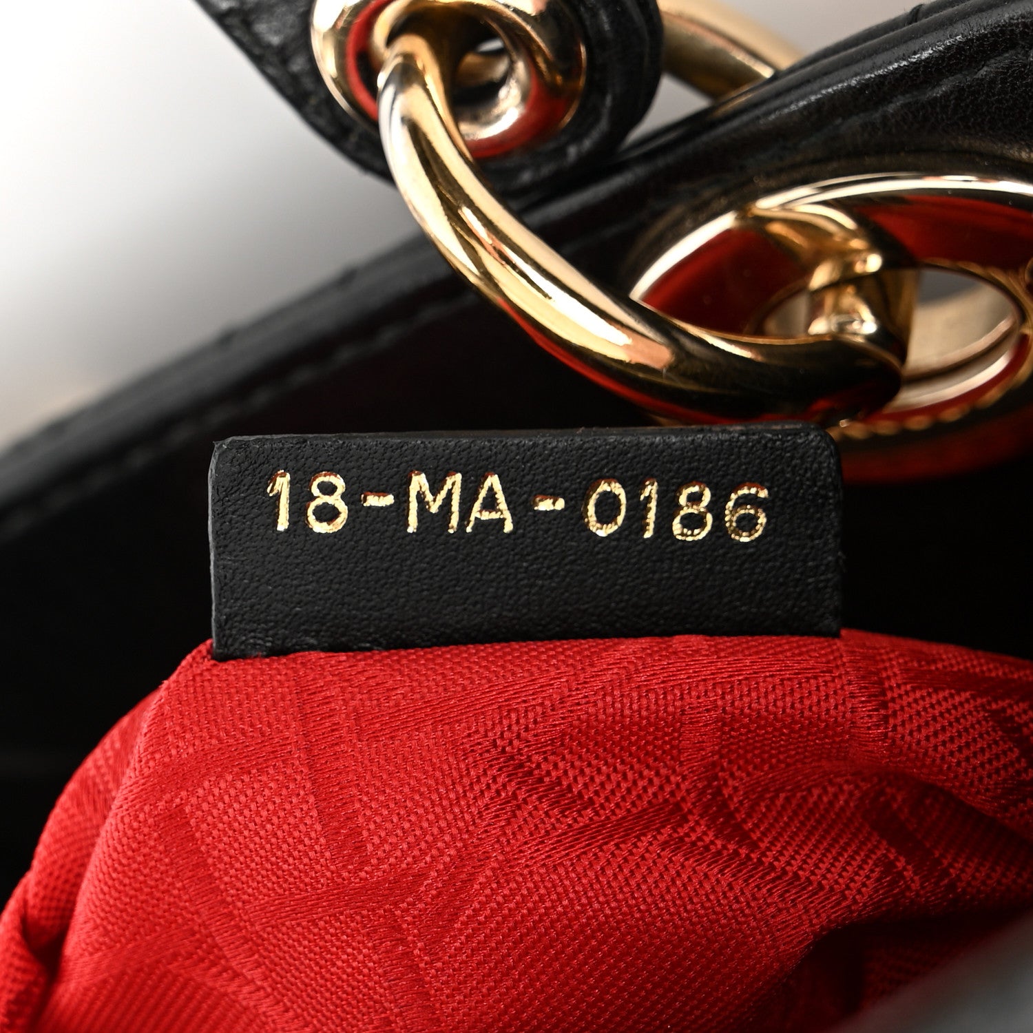 Christian Dior Lambskin Cannage Small Lucky Badges My Lady Dior Black 7 of 12