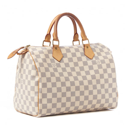 Louis Vuitton Damier Azur Speedy 30 3 of 9