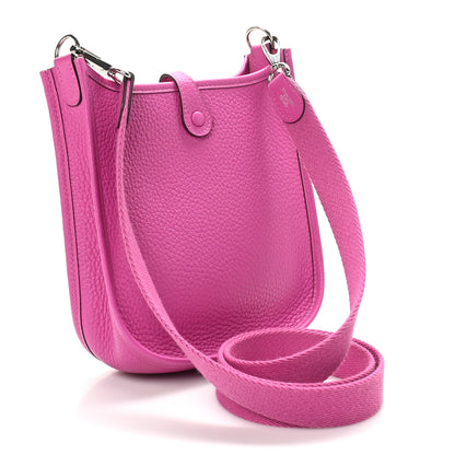 Hermes Taurillon Clemence Evelyne TPM Magnolia 3 of 11