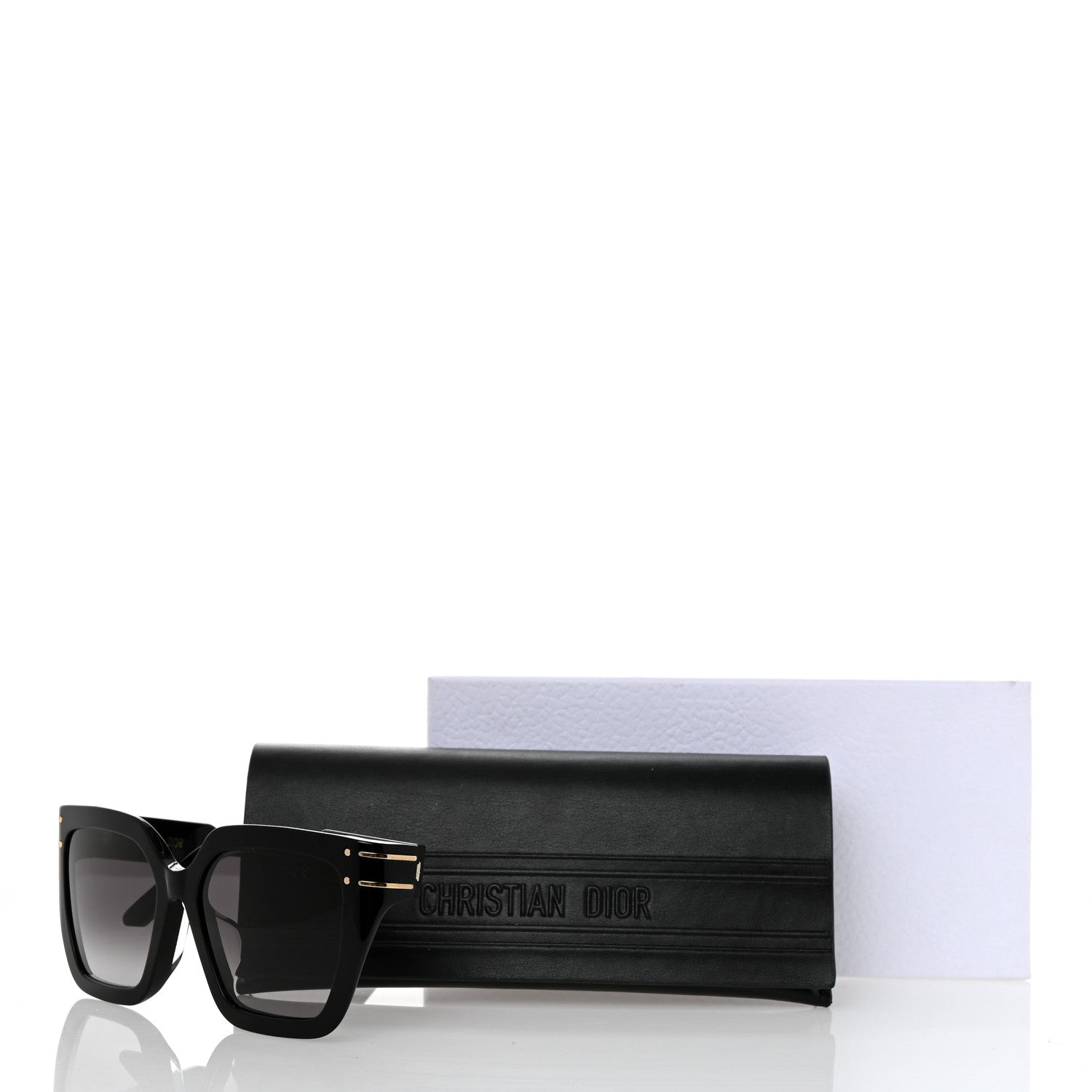 Christian Dior Acetate Diorsignature S10F Square Sunglasses Black 8 of 8