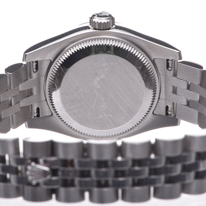 Rolex Stainless Steel 18K White Gold 26mm Oyster Perpetual Datejust Watch White Roman 179174 5 of 7