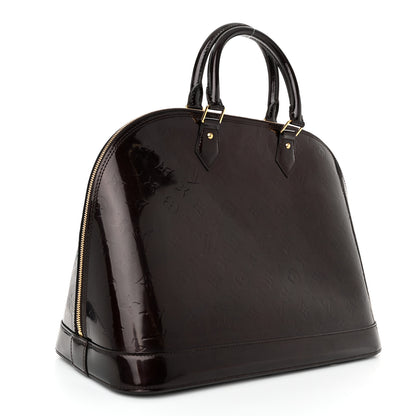 Louis Vuitton Vernis Alma GM Amarante 3 of 11