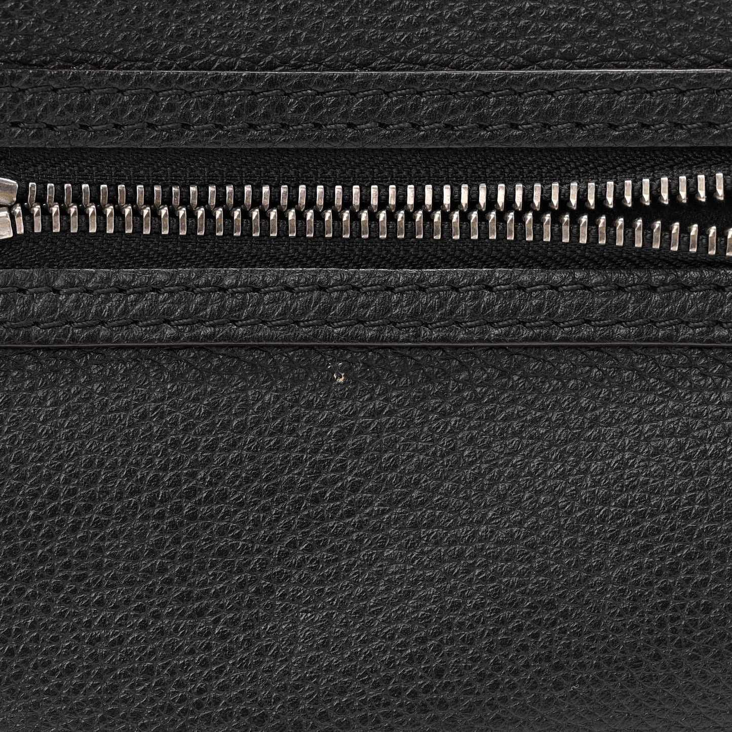 Drummed Calfskin Micro Luggage Black
