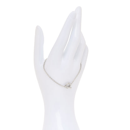 Hermes 18K White Gold Diamond Finesse Bracelet LG 2 of 6