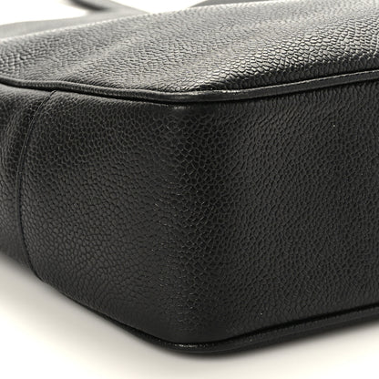 Chanel Caviar Large CC Shoulder Bag Black 8 of 9