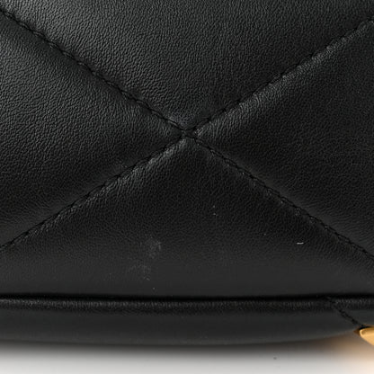 Valentino Garavani Nappa Large Roman Stud Shoulder Bag Black 10 of 13