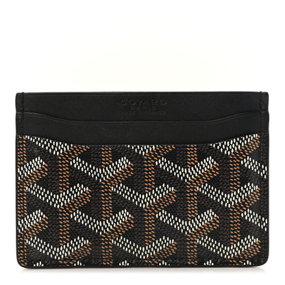 Goyard Goyardine Saint Sulpice Card Holder Black 1 of 5