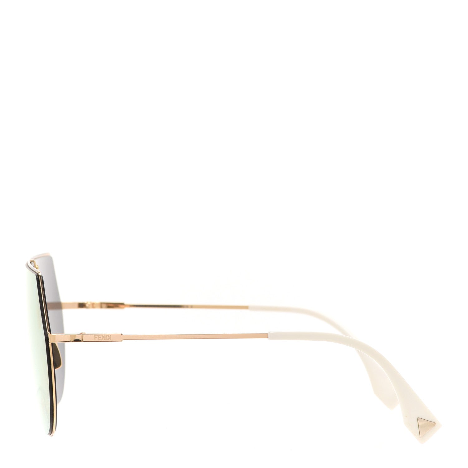 Fendi Metal Mirrored Eyeline Sunglasses FF 0193/S Matte Gold 4 of 7