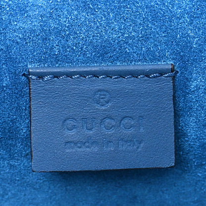 Gucci GG Supreme Monogram Blooms Small Dionysus Shoulder Bag Beige Navy Vintage Blue 6 of 10