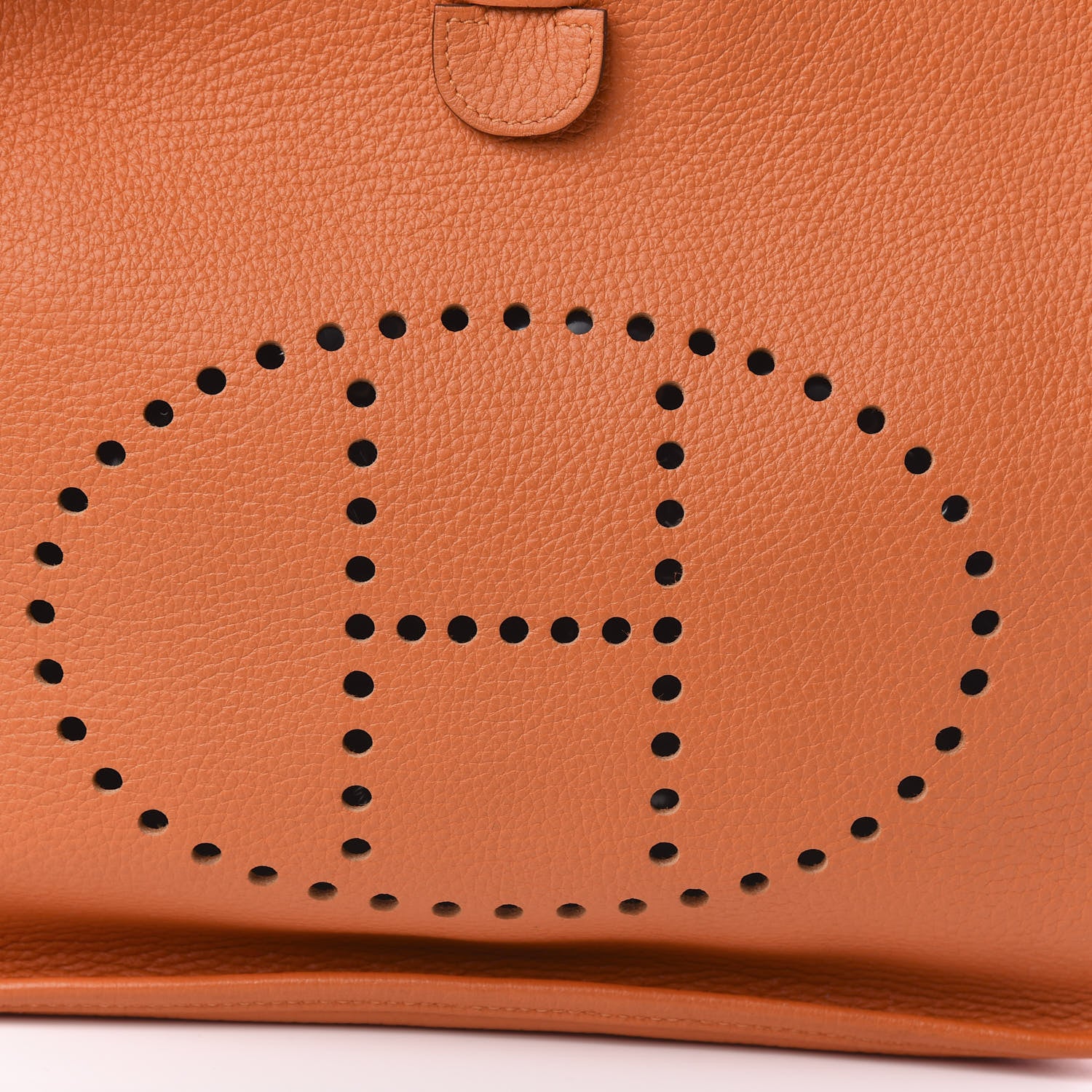 Hermes Taurillon Clemence Evelyne III PM Orange 11 of 11