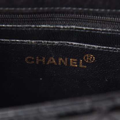 Chanel Glazed Calfskin Quilted Mini Square Flap Black 6 of 14