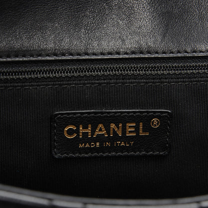 Chanel Calfskin Quilted Medium Chain Me Flap Black 6 of 7