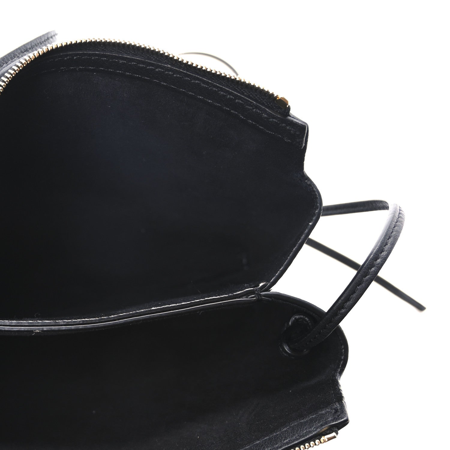 The Row Matte Grained Calfskin Mini Nu Twin Bag Black 5 of 9