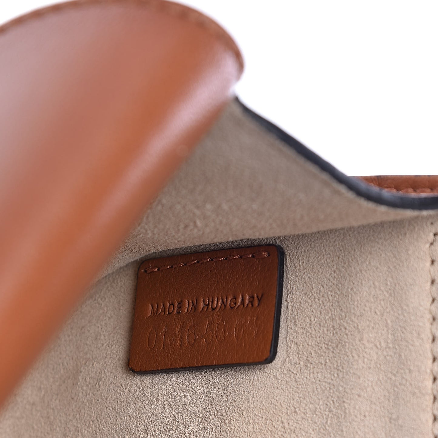 Calfskin Mini Georgia Crossbody Bag Caramel
