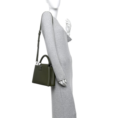 Louis Vuitton Taurillon Capucines BB Khaki 2 of 10