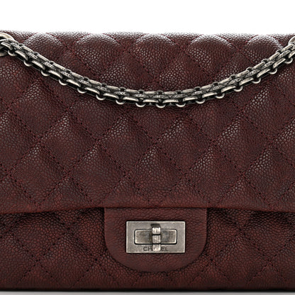 Chanel Caviar Quilted 2.55 Reissue 225 Flap Burgundy 8 of 12