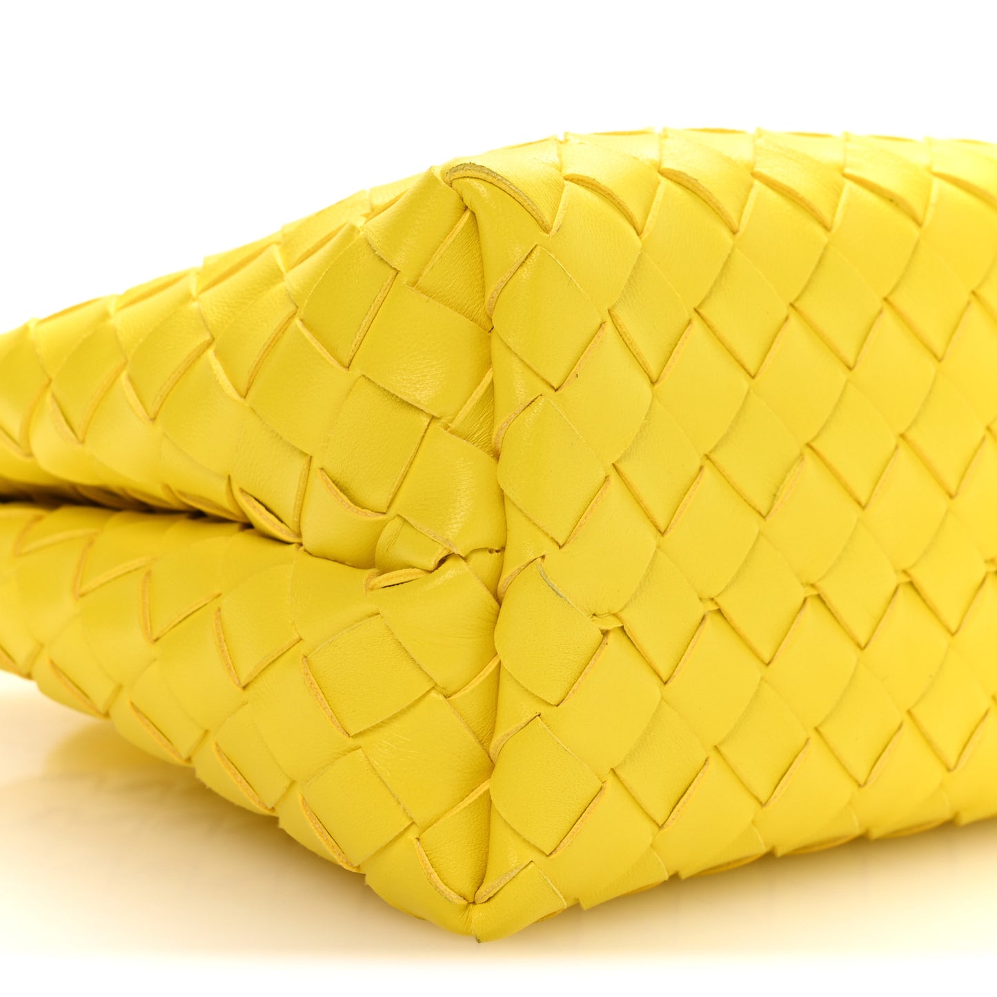 Nappa Intrecciato Small Andiamo Shoulder Bag Sulfur