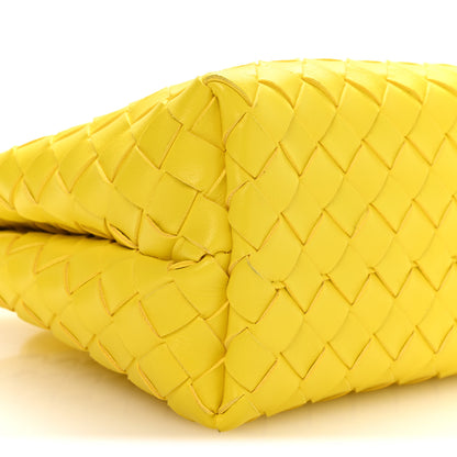 Bottega Veneta Nappa Intrecciato Small Andiamo Shoulder Bag Sulfur 8 of 9
