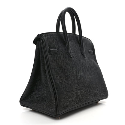 Hermes Togo Birkin 25 Black 3 of 10