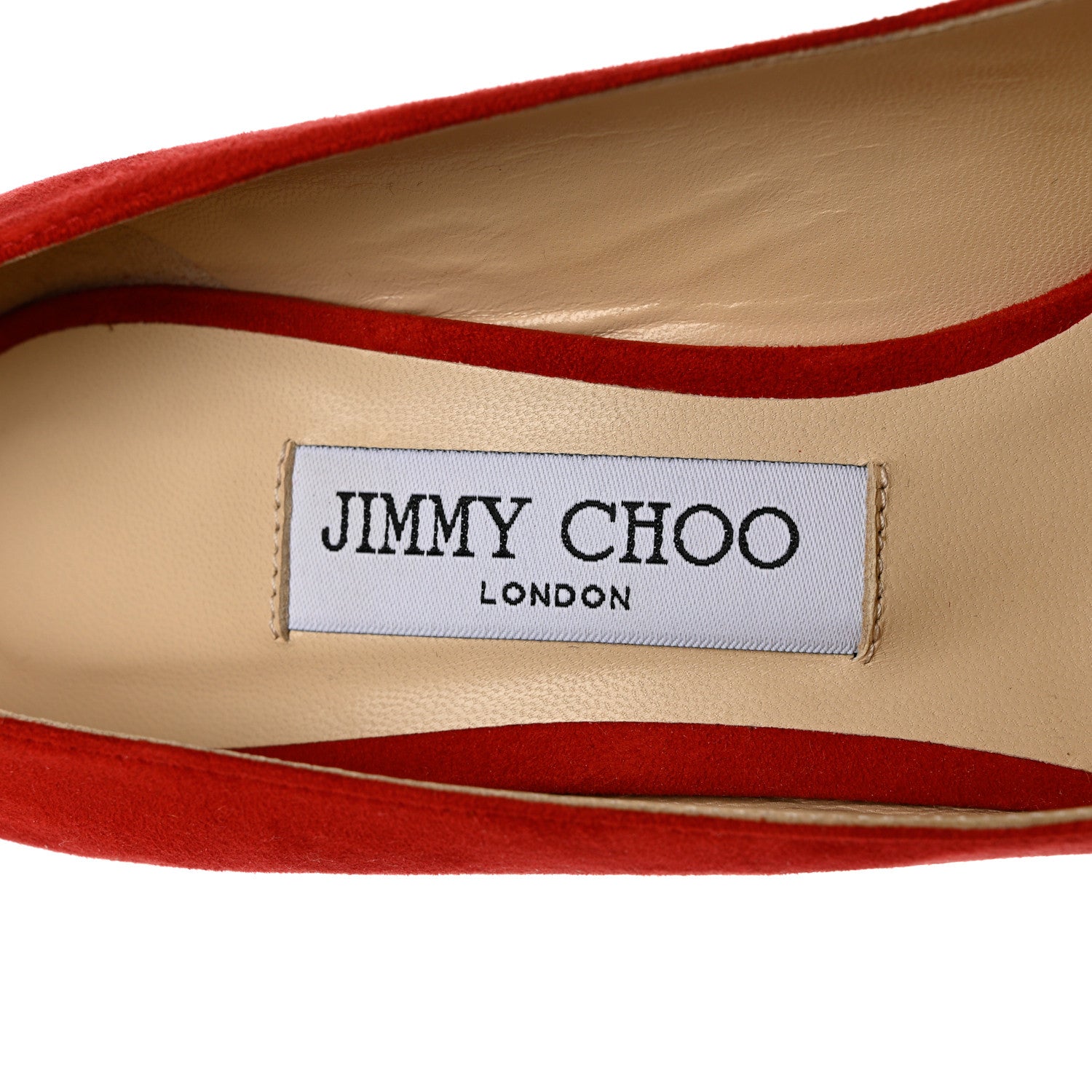 Jimmy Choo Suede Romy 100 Pumps 37 Red 6 of 10
