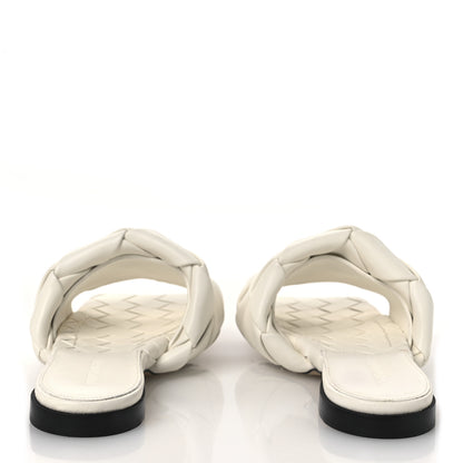 Bottega Veneta Nappa Maxi Intrecciato Lido Flat Sandals 37 Wax 6 of 11