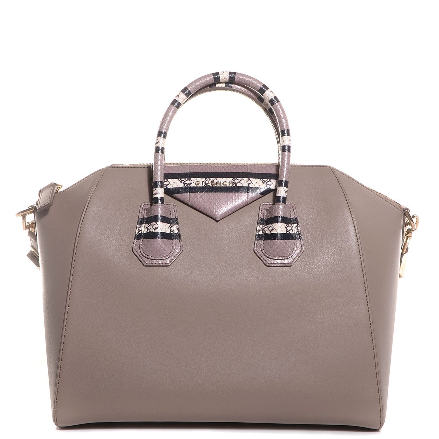 Calfskin Ayers Trim Medium Antigona Grey