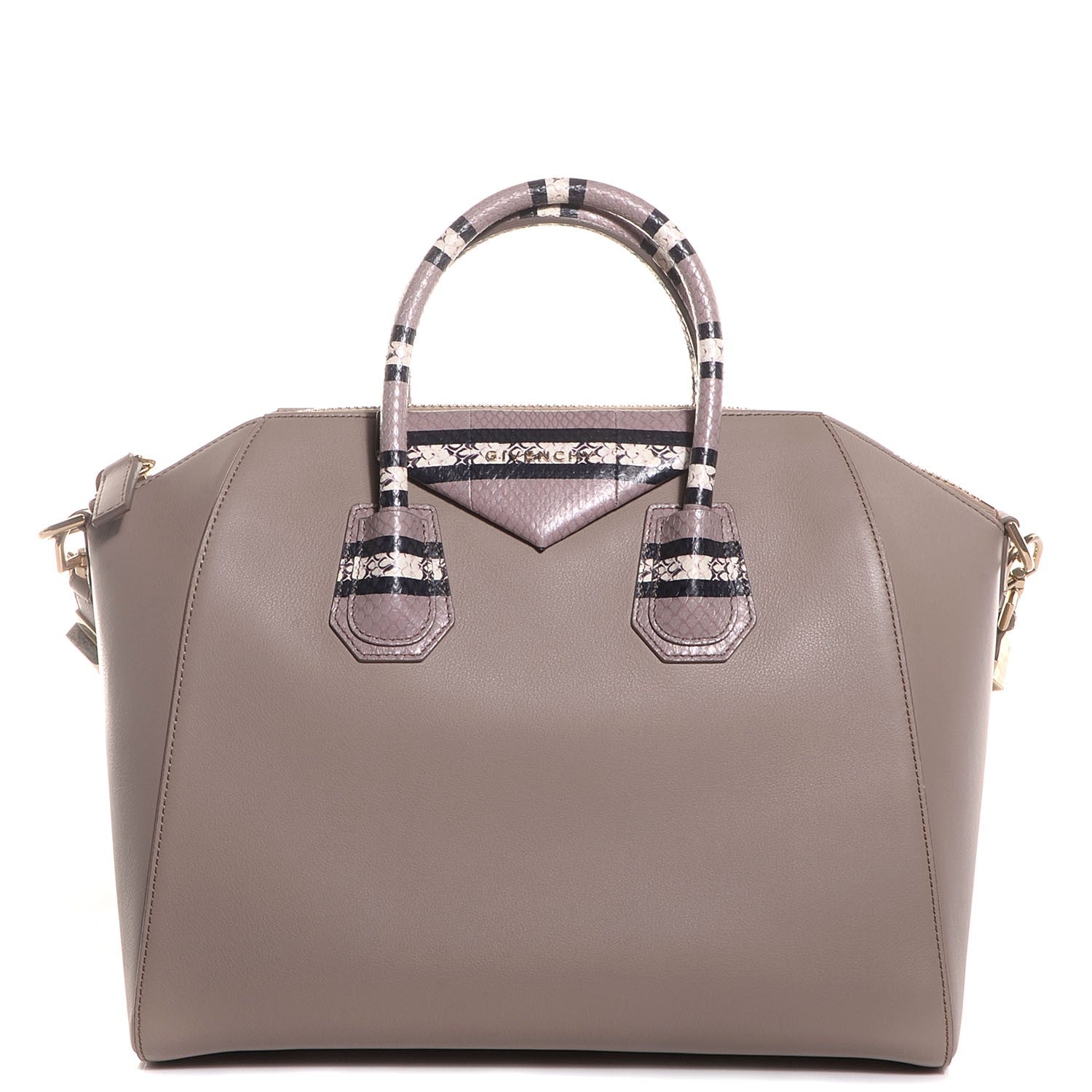 Givenchy Calfskin Ayers Trim Medium Antigona Grey 1 of 12
