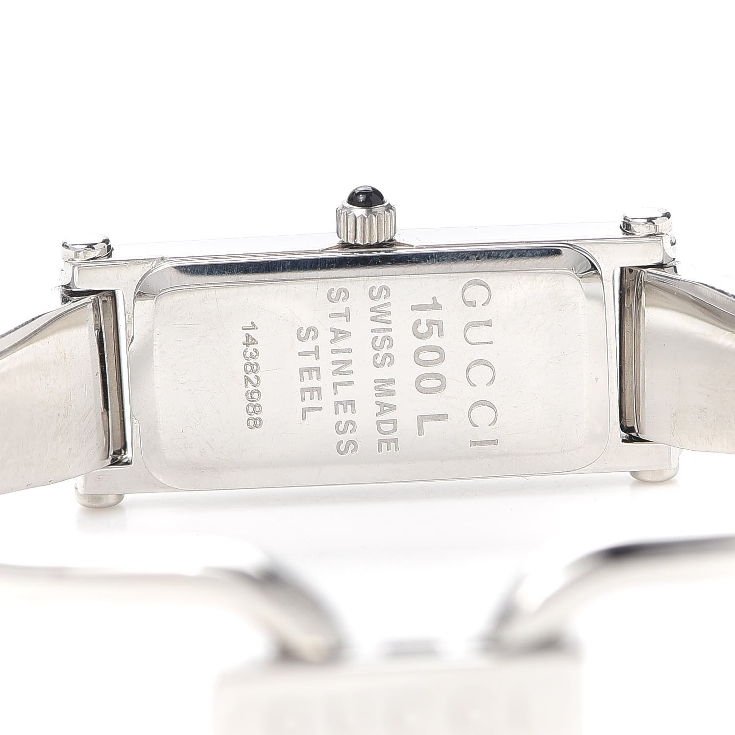Gucci Stainless Steel Diamond Mother of Pearl 12mm 1500L Horsebit Quartz Watch 4 of 6