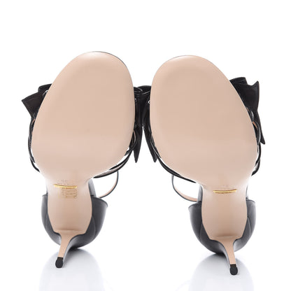 Gucci Nappa Queen Margaret High Heel Sandals 39 Black 5 of 8