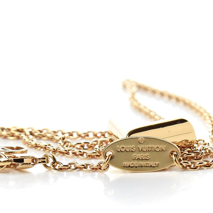 Louis Vuitton Essential V Necklace Gold 4 of 7