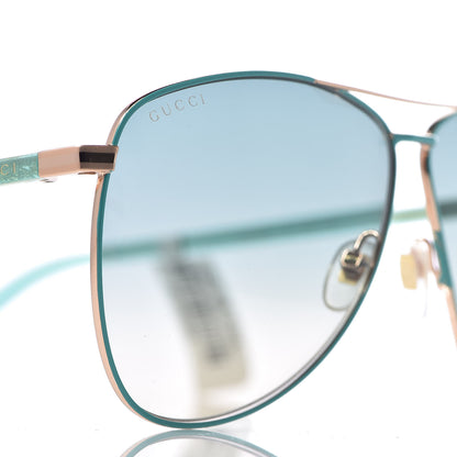 Gucci Aviator GG0502S Sunglasses Green 6 of 7
