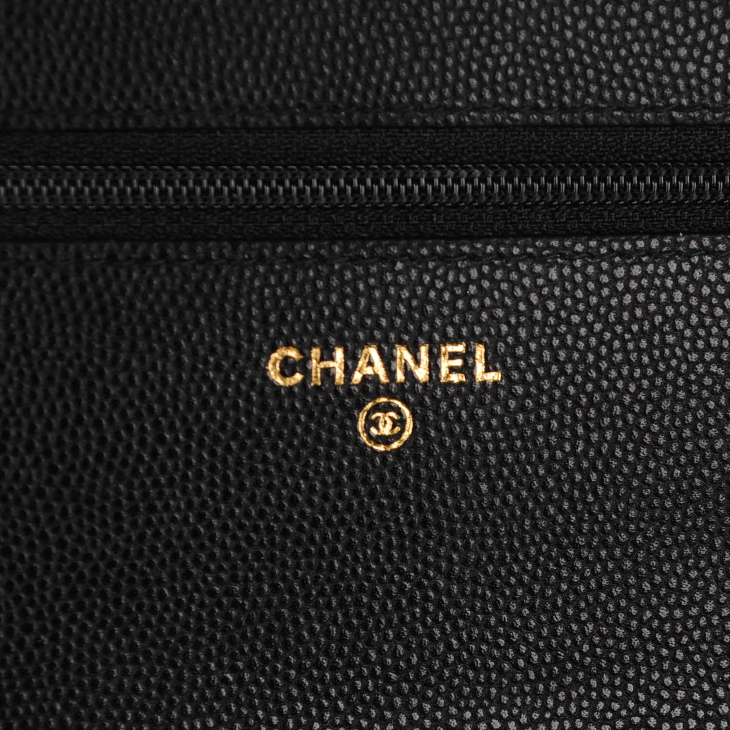 Chanel Caviar Quilted Golden Class Wallet On Chain WOC Black 6 of 8