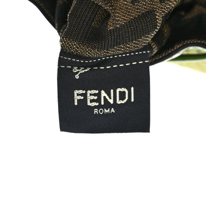 Fendi Crochet Vitello King F is Fendi Logo Woven Mini Mon Tresor Bucket Bag Verde Militare Rosa 6 of 8