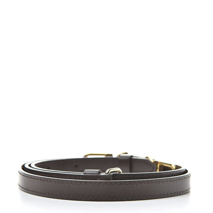 Louis Vuitton Calfskin 16mm Adjustable Shoulder Strap Brown 2 of 4