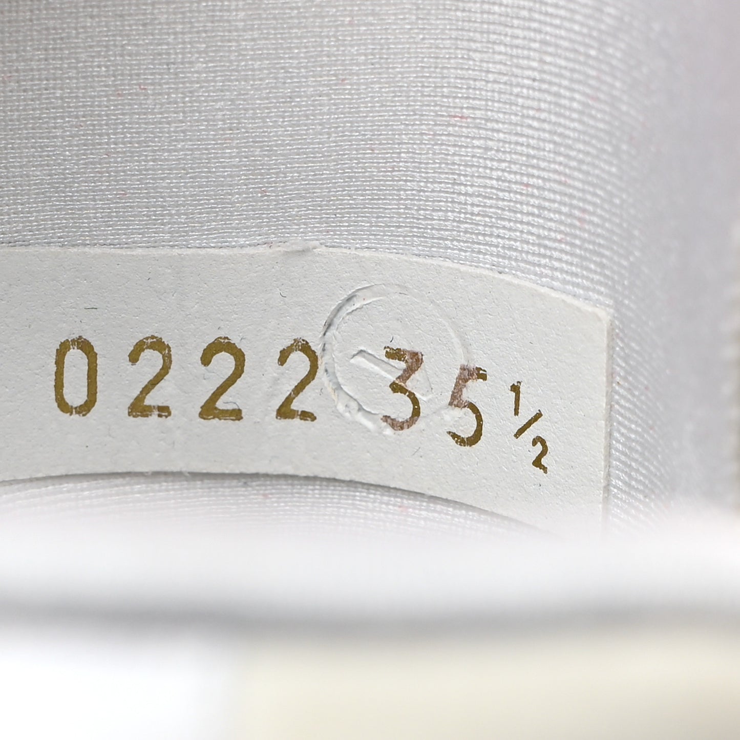Monogram Calfskin Run 55 Sneakers 35.5 White