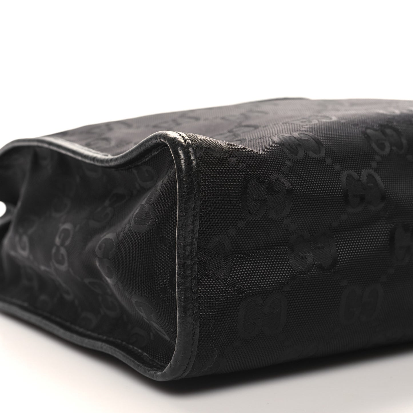 Econyl Nylon Monogram Off The Grid Long Tote Bag Black