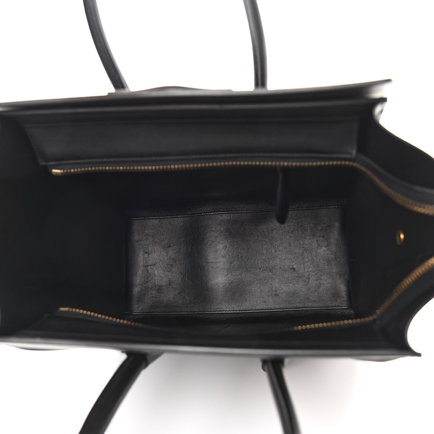 Celine Smooth Calfskin Micro Luggage Black 5 of 14