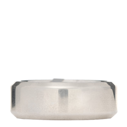 David Yurman Sterling Silver 8.5mm Beveled Edge Band Ring 62 10 1 of 4