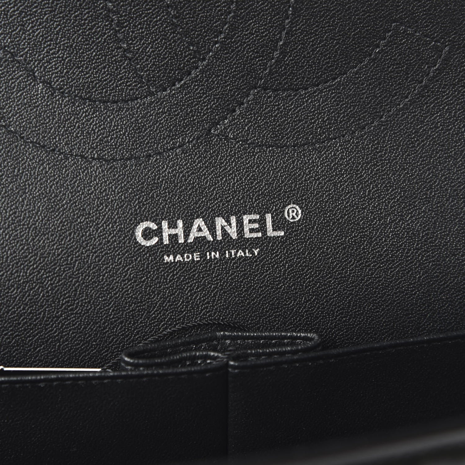 Chanel Shiny Distressed Calfskin Quilted Jumbo Double Flap So Black 8 of 11