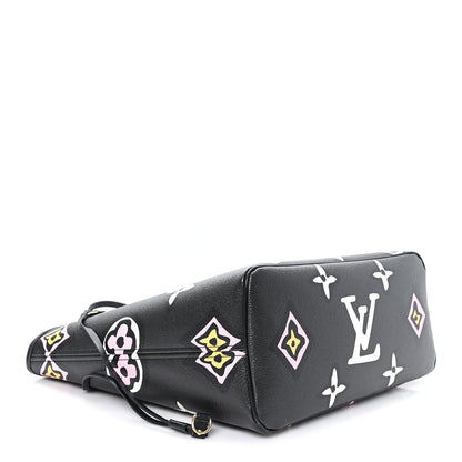 Louis Vuitton Monogram Giant Wild at Heart Neverfull MM Black 5 of 11