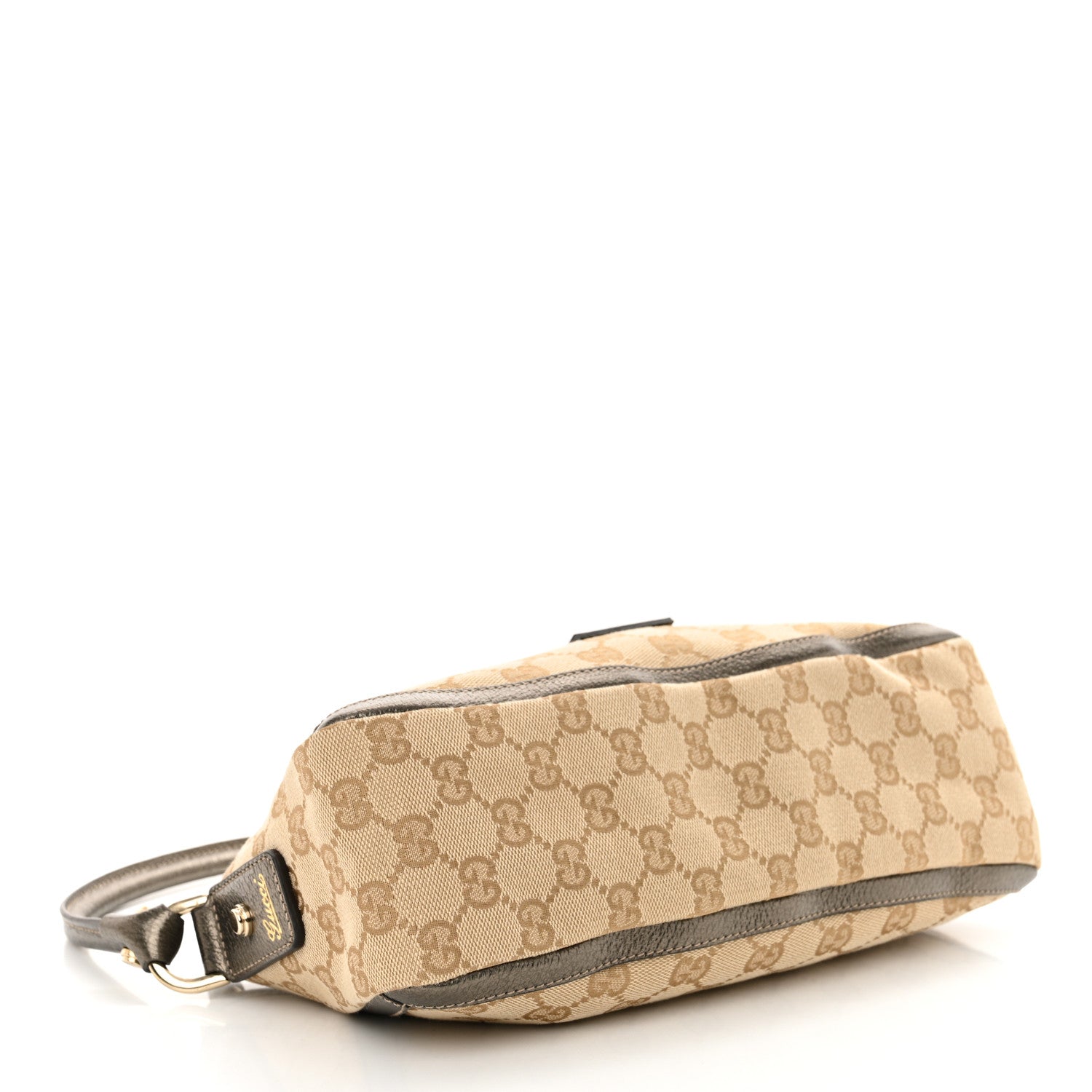 Gucci Monogram D Ring Abbey Pochette Pewter 4 of 11