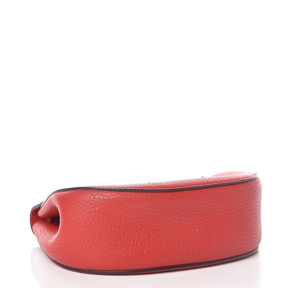 Chloe Grained Lambskin Mini Drew Shoulder Bag Plaid Red 4 of 8