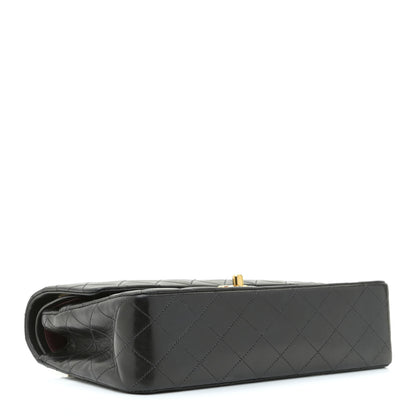 Chanel Lambskin Quilted Medium Double Flap Black 7 of 17