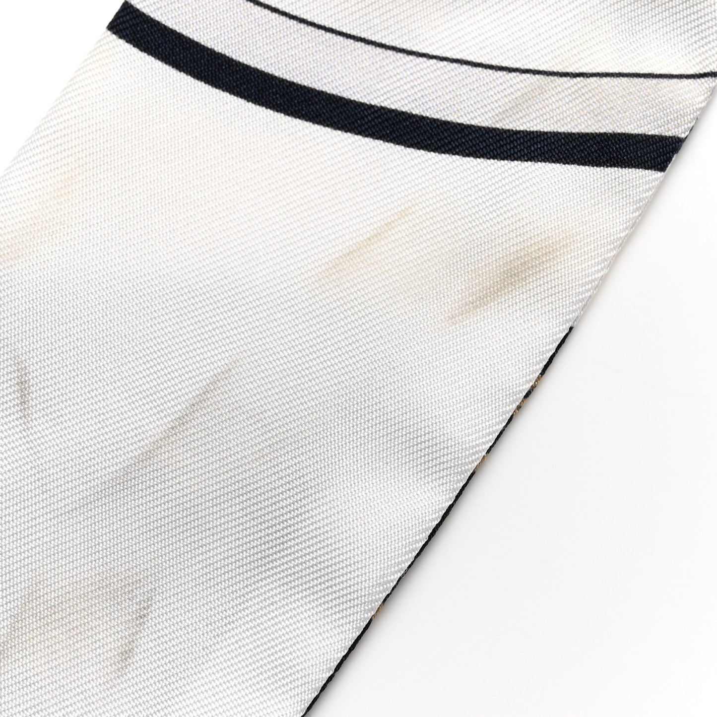 Silk Ex-Libris Twilly White Marine Gris